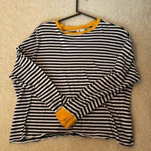 Forever 21 striped long sleeve tee. Size L fits M/L.